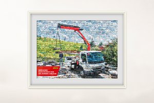 Mosaikbild mit Bilderrahmen Mosaikbild mit Bilderrahmen
