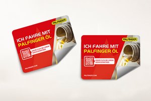 Öl-Aufkleber Palfinger Öl-Aufkleber Palfinger